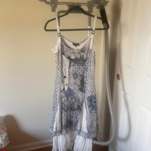 Me French Floral Ruffle Layered Dress & Matching Jacket, Size France 2/3 /US S/M - Picture 9 of 10